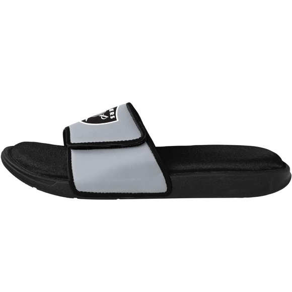 FOCO Las Vegas Raiders NFL🏈Mens👱♂️Foam Sport Slide - S 7/8 - Picture 2 of 10